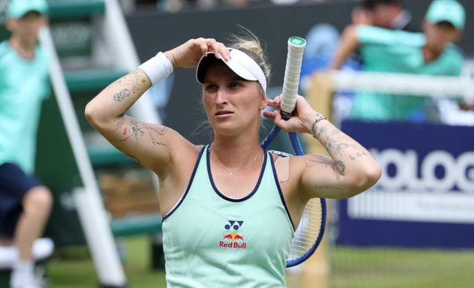 Marketa Vondrousova (CZE) im Steffi Graf Stadion HYLO Berlin Tennis Open Damen auf Rasen 19.06.2025