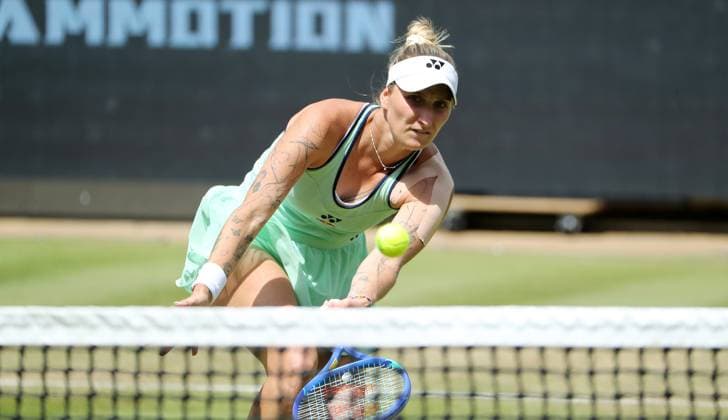 Marketa Vondrousova (CZE) im Steffi Graf Stadion HYLO Berlin Tennis Open Damen auf Rasen 19.06.2025