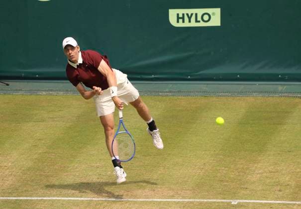 photo : Denis SHAPOVALOV (CAN) Tennis-Turnier Terra Wortmann Cup im Gerry Weber Sportpark (OWL-Arena) in Halle Westfalen am Do. 19.06.2025