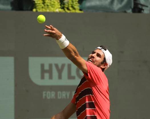 photo : Karen KHACHANOV Tennis-Turnier Terra Wortmann Cup im Gerry Weber Sportpark (OWL-Arena) in Halle Westfalen am Do. 19.06.2025