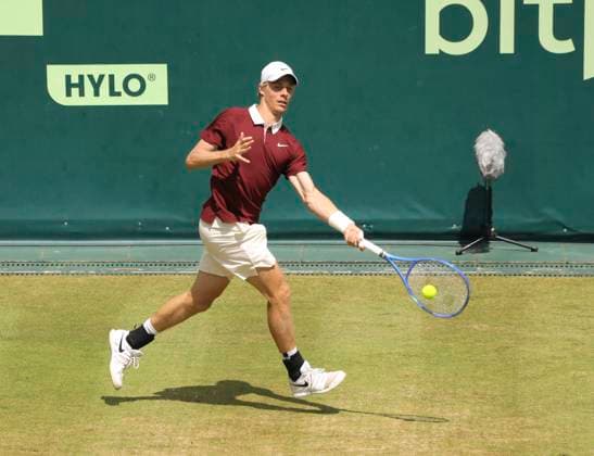 photo : Denis SHAPOVALOV (CAN) Tennis-Turnier Terra Wortmann Cup im Gerry Weber Sportpark (OWL-Arena) in Halle Westfalen am Do. 19.06.2025