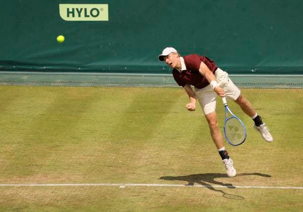 photo : Denis SHAPOVALOV (CAN) Tennis-Turnier Terra Wortmann Cup im Gerry Weber Sportpark (OWL-Arena) in Halle Westfalen am Do. 19.06.2025