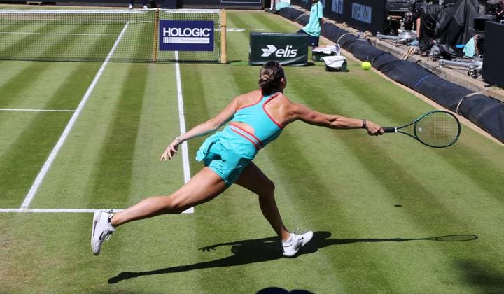 Aryna Sabalenka (BLR) im Steffi Graf Stadion HYLO Berlin Tennis Open Damen auf Rasen 19.06.2025