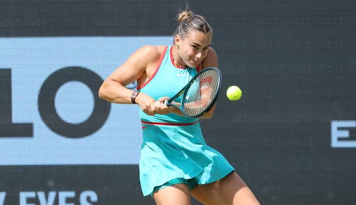 Aryna Sabalenka (BLR) im Steffi Graf Stadion HYLO Berlin Tennis Open Damen auf Rasen 19.06.2025