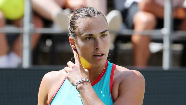 Sport Bilder des Tages Aryna Sabalenka (BLR) im Steffi Graf Stadion HYLO Berlin Tennis Open Damen auf Rasen 19.06.2025