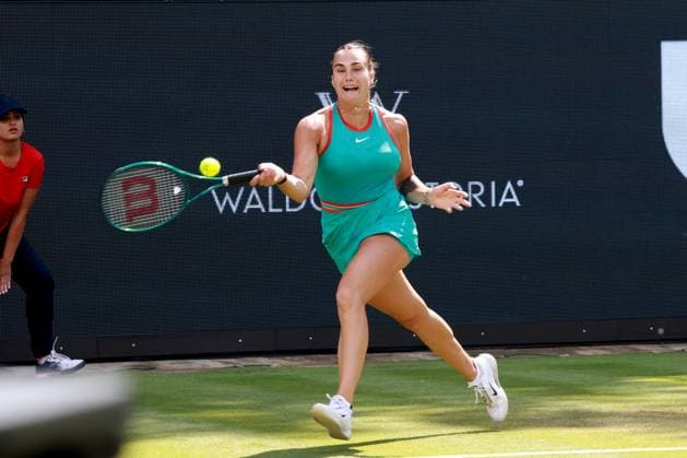 DEU, Berlin-Tennis-Open, 19.06.2025, Rot-Weiss Tennisanlage, Steffi-Graf-Stadion, Berlin, DEU, Berlin-Tennis-Open, im Bild Aryna Sabalenka