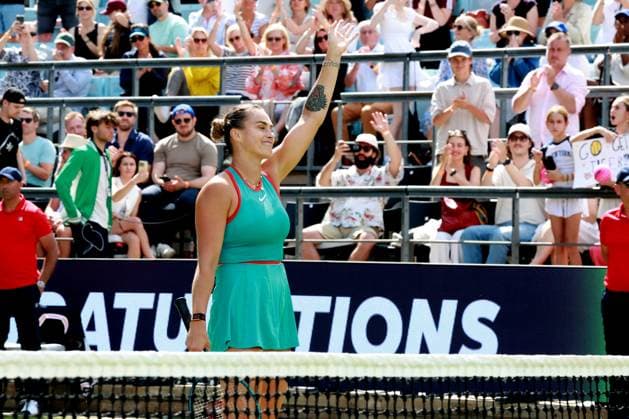 DEU, Berlin-Tennis-Open, 19.06.2025, Rot-Weiss Tennisanlage, Steffi-Graf-Stadion, Berlin, DEU, Berlin-Tennis-Open, im Bild Aryna Sabalenka