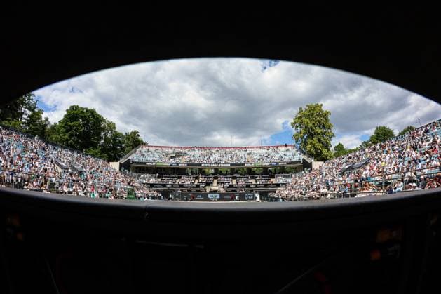 Zuschauer im Steffi-Graf-Stadion, Berlin Tennis Open by HYLO 2025, Berlin, LTTC Rot-Weiß , 19.06.2025, Copyright: xClaudioxGärtnerx