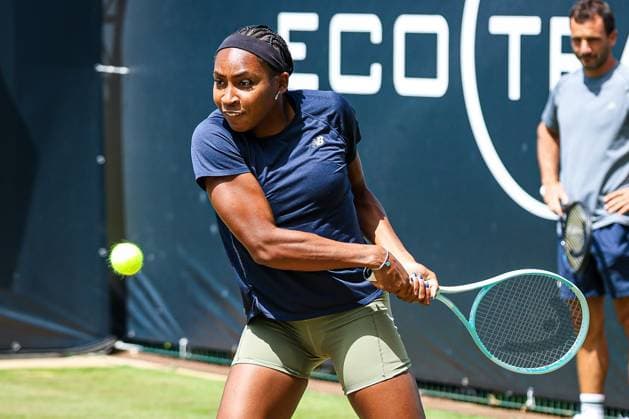 Coco Gauff USA beim Training und Warm-Up, Berlin Tennis Open by HYLO 2025, Berlin, LTTC Rot-Weiß , 19.06.2025, Copyright: xClaudioxGärtnerx