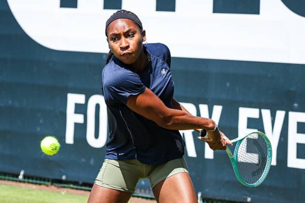 Coco Gauff USA beim Training und Warm-Up, Berlin Tennis Open by HYLO 2025, Berlin, LTTC Rot-Weiß , 19.06.2025, Copyright: xClaudioxGärtnerx