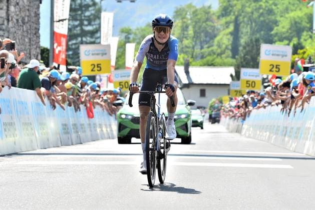 Matthew Riccitello (USA) during Tour de Suisse - Stage 4 - Heiden Piuro, Street Cycling race in Piuro, Switzerland, June 18 2025  Copyright: xDavidexVaninetti IPAxSportx xipa-agency.netx xx IPA_59247196 IPA_Agency_IPA59247196