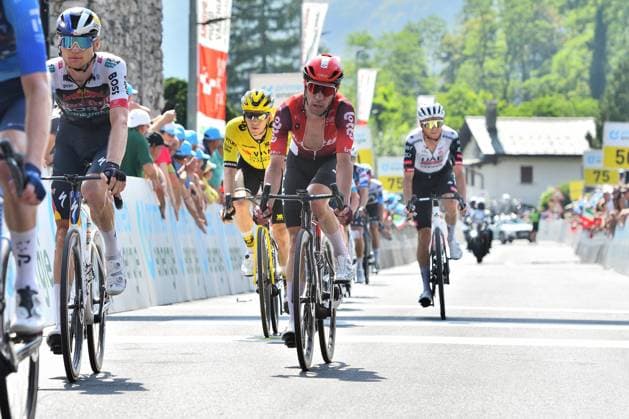 Eduardo Sepulveda (ARG) during Tour de Suisse - Stage 4 - Heiden Piuro, Street Cycling race in Piuro, Switzerland, June 18 2025  Copyright: xDavidexVaninetti IPAxSportx xipa-agency.netx xx IPA_59247211 IPA_Agency_IPA59247211