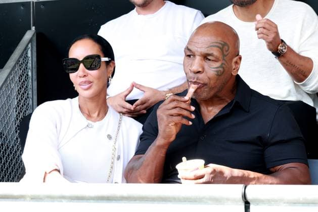Sport Themen der Woche KW25 Sport Bilder des Tages DEU, Berlin-Tennis-Open, 19.06.2025, Rot-Weiss Tennisanlage, Steffi-Graf-Stadion, Berlin, DEU, Berlin-Tennis-Open, im Bild Mike Tyson *** DEU, Berlin Tennis Open, 19 06 2025, Rot Weiss Tennisanlage, Steffi Graf Stadium, Berlin, DEU, Berlin Tennis Open, in the picture Mike Tyson nordphotoxGmbHx xEngler nph00076
