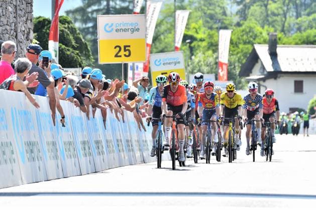Victor Langellotti (MCO) during Tour de Suisse - Stage 4 - Heiden Piuro, Street Cycling race in Piuro, Switzerland, June 18 2025  Copyright: xDavidexVaninetti IPAxSportx xipa-agency.netx xx IPA_59247284 IPA_Agency_IPA59247284