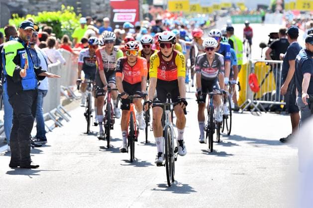 Jan Maas (NLD) during Tour de Suisse - Stage 4 - Heiden Piuro, Street Cycling race in Piuro, Switzerland, June 18 2025  Copyright: xDavidexVaninetti IPAxSportx xipa-agency.netx xx IPA_59247478 IPA_Agency_IPA59247478