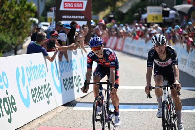 19-06-2025 Tour De Suisse; Tappa 05 La Punt - Santa Maria In Calanca; 2025, Picnic - Postnl; 2025, Uae Team Emirates - Xrg; Onley, Edgar Oscar; Almeida, Joao; Santa Maria In Calanca; 