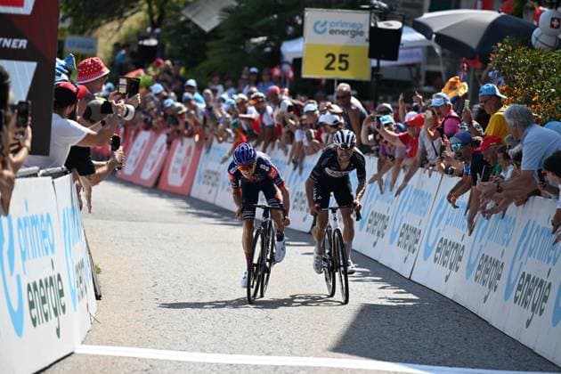 19-06-2025 Tour De Suisse; Tappa 05 La Punt - Santa Maria In Calanca; 2025, Picnic - Postnl; 2025, Uae Team Emirates - Xrg; Onley, Edgar Oscar; Almeida, Joao; Santa Maria In Calanca; 