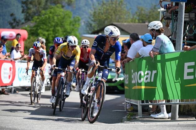 19-06-2025 Tour De Suisse; Tappa 05 La Punt - Santa Maria In Calanca; 2025, Groupama - Fdj; Madouas, Valentin; Gregoire, Romain; Santa Maria In Calanca; 