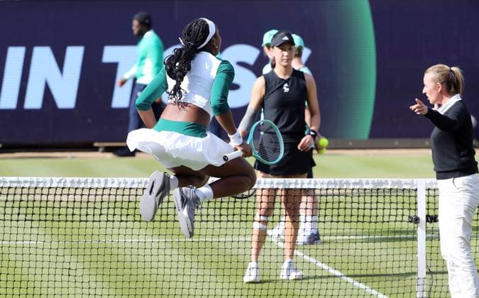 Xinyu Wang (CHN) vs Coco Gauff (USA) im Steffi Graf Stadion HYLO Berlin Tennis Open Damen auf Rasen 19.06.2025