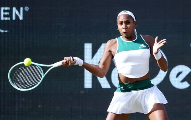 Coco Gauff (USA) im Steffi Graf Stadion HYLO Berlin Tennis Open Damen auf Rasen 19.06.2025