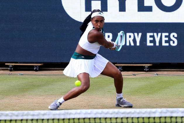 DEU, Berlin-Tennis-Open, 19.06.2025, Rot-Weiss Tennisanlage, Steffi-Graf-Stadion, Berlin, DEU, Berlin-Tennis-Open, im Bild Coco Gauff (USA)