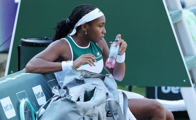Coco Gauff (USA) nachdenklich im Steffi Graf Stadion HYLO Berlin Tennis Open Damen auf Rasen 19.06.2025