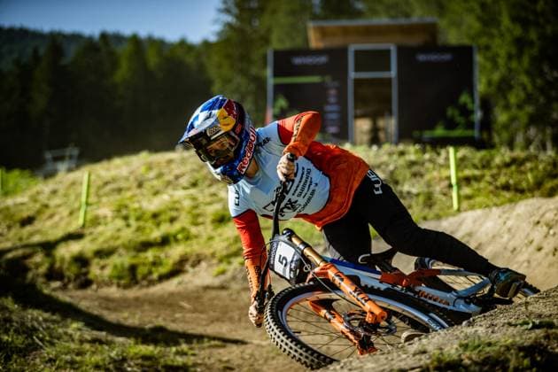 Whoop Mountainbike Downhill Worldcup Val di Sole BLEWITT Jess CUBE FACTORY RACINGat Whoop Mountainbike Downhill Worldcup Val di Sole, 19.06.2025,in , Foto: Sebastian Sternemann