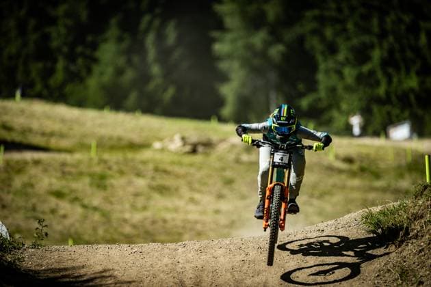Whoop Mountainbike Downhill Worldcup Val di Sole at Whoop Mountainbike Downhill Worldcup Val di Sole, 19.06.2025,in , Foto: Sebastian Sternemann