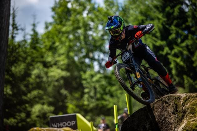 Whoop Mountainbike Downhill Worldcup Val di Sole WILLIAMS Jordan * SPECIALIZED GRAVITYat Whoop Mountainbike Downhill Worldcup Val di Sole, 19.06.2025,in , Foto: Sebastian Sternemann