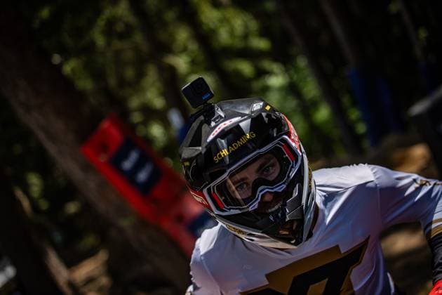 Whoop Mountainbike Downhill Worldcup Val di Sole KOLB Andreas YT MOBat Whoop Mountainbike Downhill Worldcup Val di Sole, 19.06.2025,in , Foto: Sebastian Sternemann