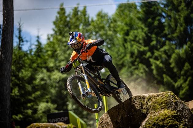 Whoop Mountainbike Downhill Worldcup Val di Sole BRUNI Loic SPECIALIZED GRAVITYat Whoop Mountainbike Downhill Worldcup Val di Sole, 19.06.2025,in , Foto: Sebastian Sternemann