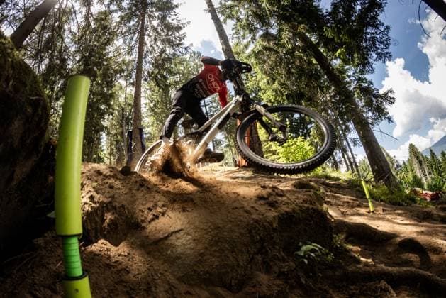 Whoop Mountainbike Downhill Worldcup Val di Sole SUMNER Jon Sebastian at Whoop Mountainbike Downhill Worldcup Val di Sole, 19.06.2025,in , Foto: Sebastian Sternemann