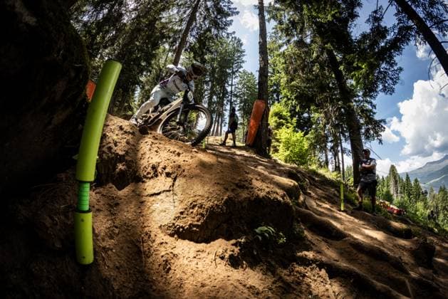 Whoop Mountainbike Downhill Worldcup Val di Sole KLAUSMANN Levin at Whoop Mountainbike Downhill Worldcup Val di Sole, 19.06.2025,in , Foto: Sebastian Sternemann