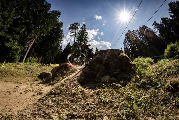 Whoop Mountainbike Downhill Worldcup Val di Sole WILLIAMS Jordan * SPECIALIZED GRAVITYat Whoop Mountainbike Downhill Worldcup Val di Sole, 19.06.2025,in , Foto: Sebastian Sternemann
