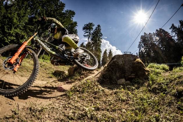 Whoop Mountainbike Downhill Worldcup Val di Sole HART Danny NORCO RACE DIVISIONat Whoop Mountainbike Downhill Worldcup Val di Sole, 19.06.2025,in , Foto: Sebastian Sternemann