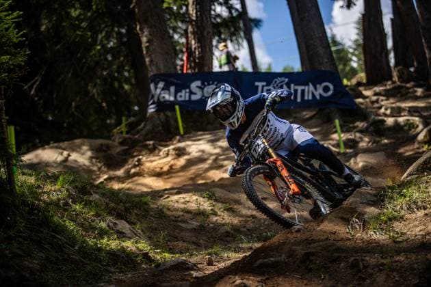 Whoop Mountainbike Downhill Worldcup Val di Sole MEIER-SMITH Remy * PIVOT FACTORY RACINGat Whoop Mountainbike Downhill Worldcup Val di Sole, 19.06.2025,in , Foto: Sebastian Sternemann