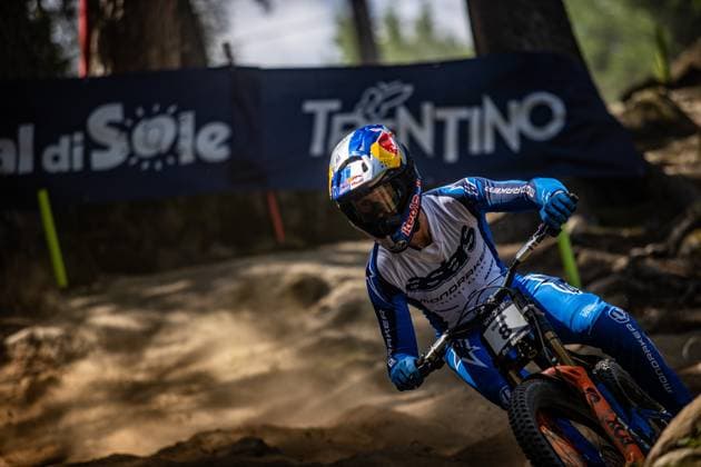 Whoop Mountainbike Downhill Worldcup Val di Sole DUNNE Ronan MONDRAKER FACTORY RACING DHat Whoop Mountainbike Downhill Worldcup Val di Sole, 19.06.2025,in , Foto: Sebastian Sternemann
