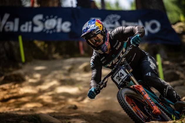 Whoop Mountainbike Downhill Worldcup Val di Sole RUDE JR Richard YETI FOX FACTORY RACE TEAMat Whoop Mountainbike Downhill Worldcup Val di Sole, 19.06.2025,in , Foto: Sebastian Sternemann