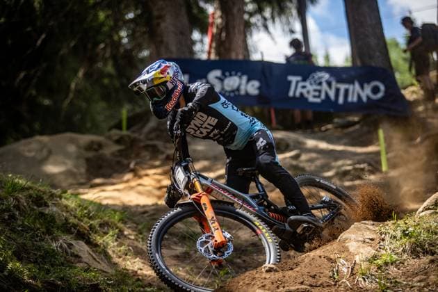 Whoop Mountainbike Downhill Worldcup Val di Sole GOLDSTONE Jackson * SANTA CRUZ SYNDICATEat Whoop Mountainbike Downhill Worldcup Val di Sole, 19.06.2025,in , Foto: Sebastian Sternemann