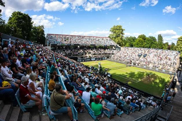 volles Steffi-Graf-Stadion beim Match von Coco Gauff USA vs. Xinyu WANG CHN, Berlin Tennis Open by HYLO 2025, Berlin, LTTC Rot-Weiß , 19.06.2025, Copyright: xClaudioxGärtnerx