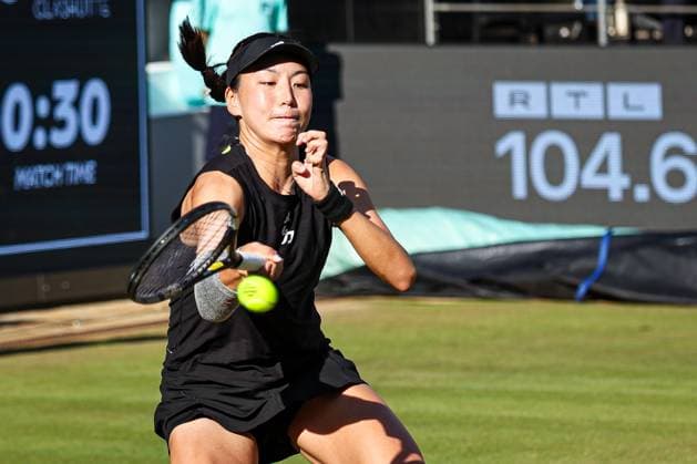 Xinyu WANG CHN, Berlin Tennis Open by HYLO 2025, Berlin, LTTC Rot-Weiß , 19.06.2025, Copyright: xClaudioxGärtnerx