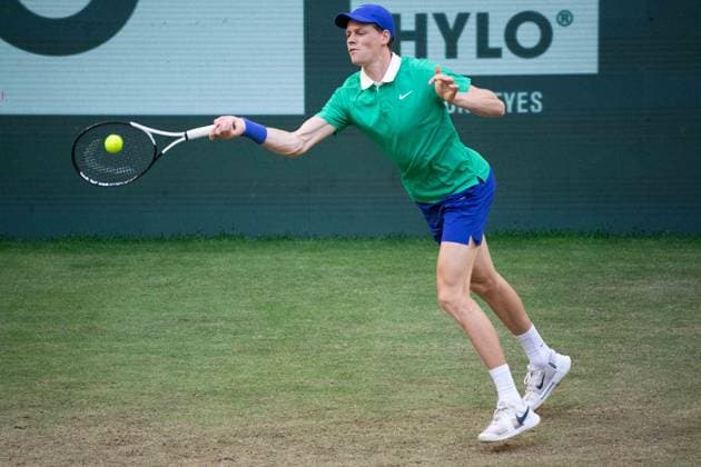 Jannik SINNER (ITA) Aktion Tennis Terra Wortmann Open 2025 am 18.06.2025 in der OWL Arena Halle Westfalen, Deutschland. Â