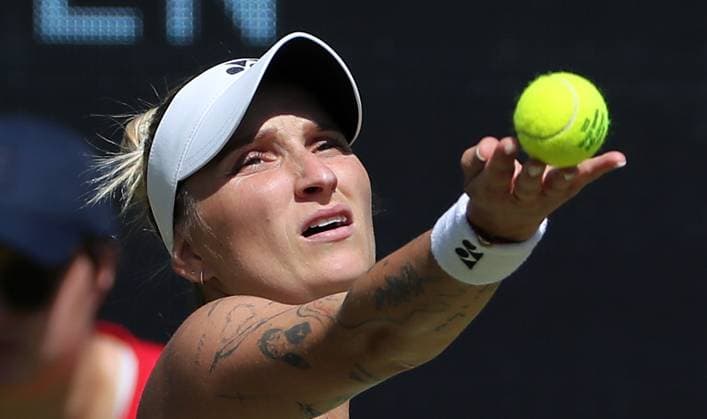 Marketa Vondrousova (CZE) im Steffi Graf Stadion HYLO Berlin Tennis Open Damen auf Rasen 20.06.2025