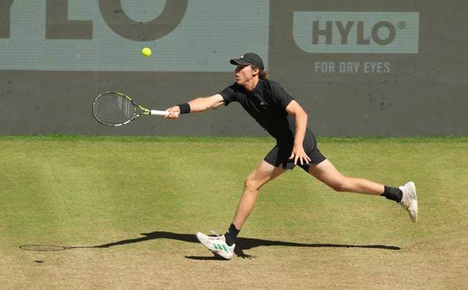 photo : Alex MICHELSEN (USA) Tennis-Turnier Terra Wortmann Cup im Gerry Weber Sportpark (OWL-Arena) in Halle Westfalen am Fr. 20.06.2025