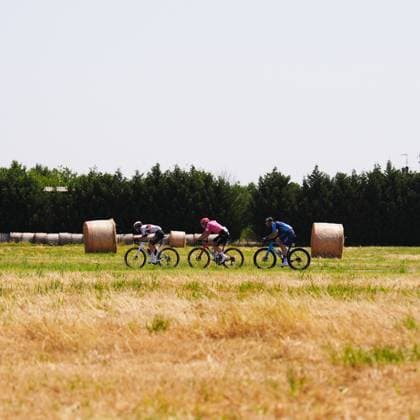 The pack rides cycles during the stage 6 of the Giro Next Gen 2025, Ovada (Al) Acqui Terme (Al), 155 km, Italy - Friday, June 20, 2025. - cycling.  Copyright: xFabioxFerrari LaPressex