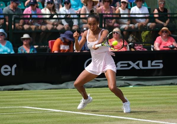 Nottingham Tennis Centre Nottingham, England - hits a backhand winner to Dayana Yastremska during the match at the Lexus Nottingham Tennis Open, Quarterfinals, June 20th 2025. (Paul Bonser SPP) Copyright: xPaulxBonser SPPx spp-en-PaBo-Lexus Nottingham Open 1058