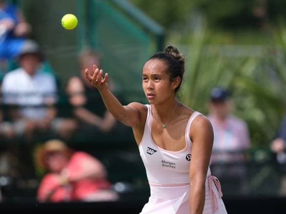 Nottingham Tennis Centre Nottingham, England - Leylah Fernandez serves to Dayana Yastremska during the match at the Lexus Nottingham Tennis Open, Quarterfinals, June 20th 2025. (Paul Bonser SPP) Copyright: xPaulxBonser SPPx spp-en-PaBo-Lexus Nottingham Open 1060