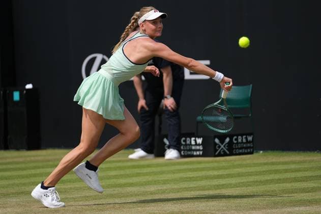 Nottingham Tennis Centre Nottingham, England - Dayana Yastremska in action during the match with Leylah Fernandez, Dayana Yastremska won 6-3 7-6 at the Lexus Nottingham Tennis Open, Quarterfinals, June 20th 2025. (Paul Bonser SPP) Copyright: xPaulxBonser SPPx spp-en-PaBo-Lexus Nottingham Open 1066