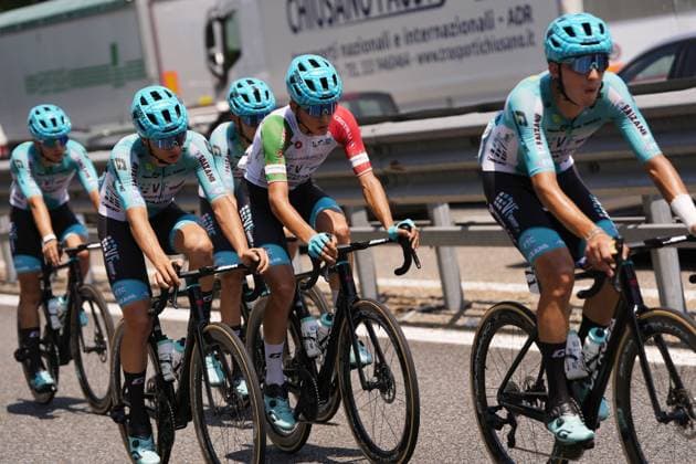 Turconi Filippo of Vf Group Bardianicsf-Faizane during the stage 6 of the Giro Next Gen 2025, Ovada (Al) Acqui Terme (Al), 155 km, Italy - Friday, June 20, 2025. - cycling.  Copyright: xFabioxFerrari LaPressex