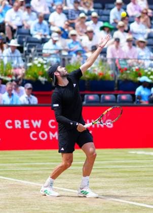 Jacob Fearnley during his quarter final match Queen s Club Championships, Day 12, Queen s Club, West Kensington, London, UK - 20 Jun 2025  Copyright: xJavierxGarcia Shutterstockx 15366229l